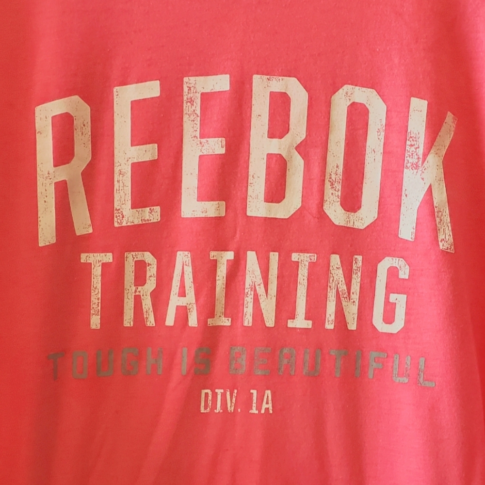 Hot Pink Reebok tshirt, size 2x